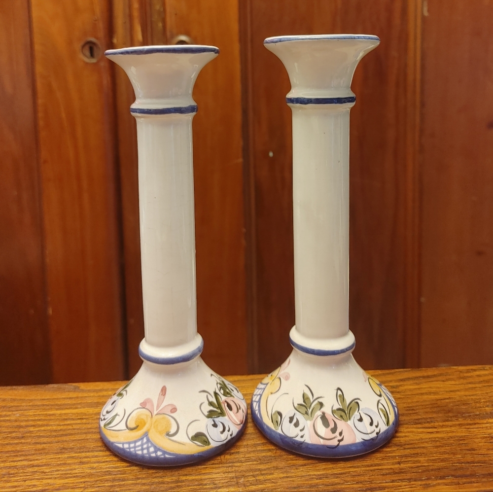 Bentson-West Designs Ceramic CANDLE STICKS Handmade in Portugal (144)